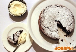 Шоколадный пирог без муки