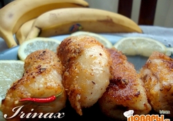 Рецепт: Жареные бананы