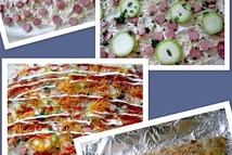 Шаг 3: Лаваш смазать майонезом и равномерно …