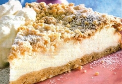 Чизкейк с крошкой 