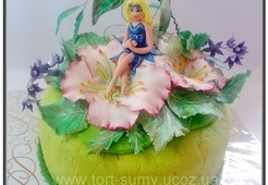 Фея в цветах