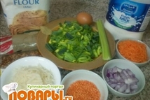 Шаг 1: Ингредиенты: 1 курица 1 стебель …