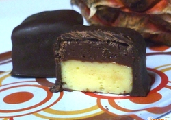 Рецепт: Конфеты Ананасный мусс на скорую руку