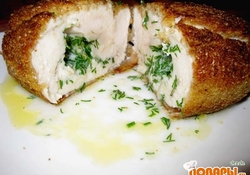 Рецепт: Котлеты по-киевски