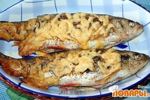 Шаг 3: Отправляем рыбу в разогретую духовку …