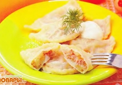 Рецепт: Вареники с мясом и картошкой