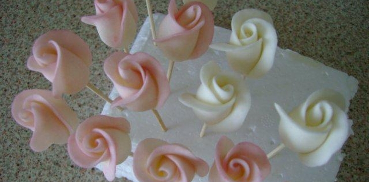 Шаг №13 МК Корзинка с розочками от Annula