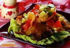 Салат мясной по-венгерски  