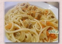 Рецепт: Спагетти "национальные"