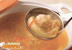 Рецепт: Рассольник с клецками