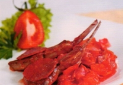 Котлеты из барашка по-наваррски