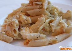 Рецепт: Макароны с яйцом