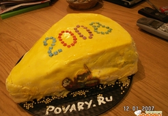 Торт для новогодней крыски