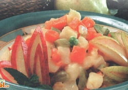 Рецепт: Винегрет с фруктами