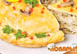 Рецепт: Курник с грибами