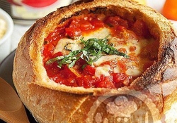 Рецепт: Сырно-томатный суп