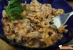 Опята тушеные