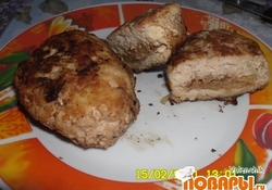 Рецепт: Чикин-ки с капустой