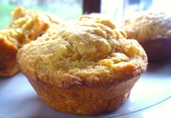 Кукурузные кексы с сыром