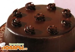 Рецепт: Бисквитный торт "Саше"