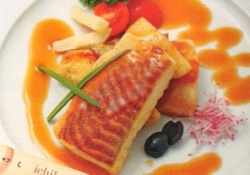 Рецепт: Окунь "Бата яки"