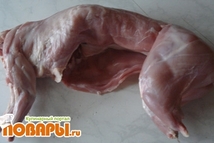 Шаг 1: Начинаем!!! Тушку кролика желательно не …