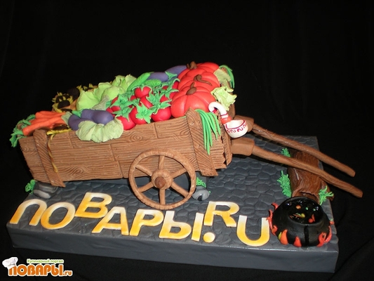 Фото «Торт "Телега"»