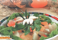 Салат из картофеля и перца