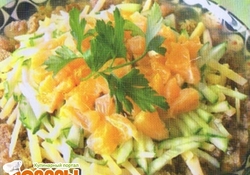 Рецепт: Салат "Бородинский"