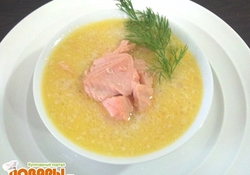 Рецепт: Суп из сёмги со сливками