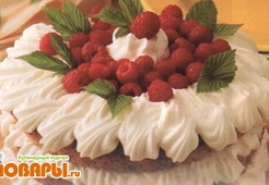 Торт малиновый