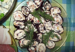 Рецепт: Роллы творожные