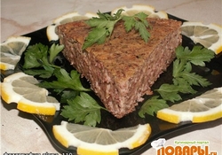 Рецепт: Пудинг из куриных сердечек 