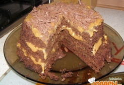 Шоколадный тортик в микроволновке