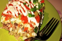 Шаг 3: 1. Картофель (порезанный мелкими кубиками) …