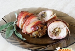 Куриные ножкив беконе