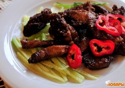 Рецепт: Свинина в кляре по-азиатски