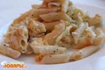 Шаг 1: Отвариваем макароны или достаем остатки …