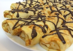 Рецепт:  Блины с бананами