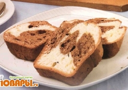 Рецепт: Кекс "Мраморный"