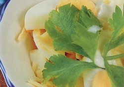 Рецепт: Яйца с сыром и майонезом