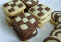 Рецепт: Шахматное печенье