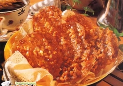 Рецепт: Миндальная черепица с кофе