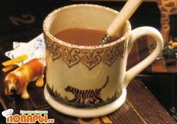 Рецепт: Горячий шоколад с корицей