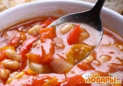 Рецепт: Суп с фасолью