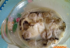 Семга с бананами