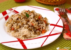 Рецепт:  Гарнир из маша и риса 