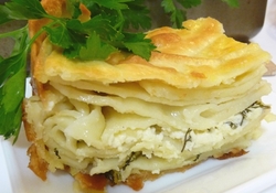 Рецепт: Su böreği или Водяной пирог