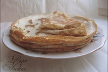 Шаг 2: Блинчики жарить на раскаленной сковороде. …