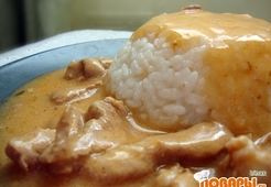 Свинина в сметанном соусе